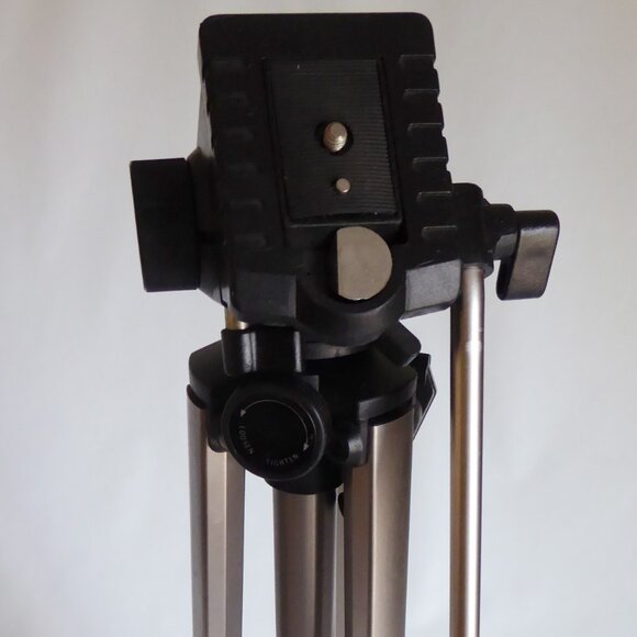 VINTAGE GOLD COAST GT-400P PHOTO VIDEO FLUID ACTION CAMERA TRIPOD STAND 20 - 60" - Picture 13 of 16